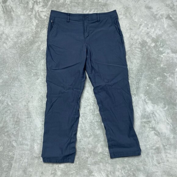 Weatherproof Vintage Mens Regular Taper Flex Pants 36x29 Navy a1371 - Picture 1 of 6
